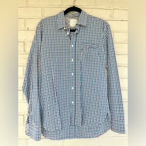 BILLY REID plaid gingham dress shirt